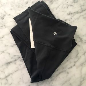 Lululemon slate gray Skinny Groove leggings/pants